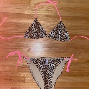 Cheetah print bikini